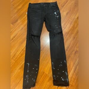 Purple Brand P001 Black Stretch Skinny Jeans